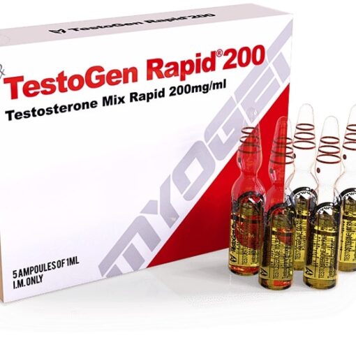 MyoGen Labs TestoGen Rapid 200mg Testosterone Mix injection amps