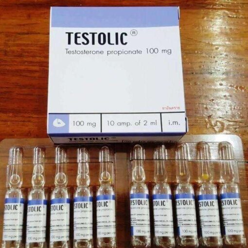 Testolic 100mg Testosterone Propionate injection amps